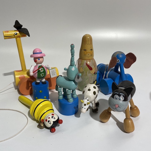 TOY, Wooden Animals or Figurines (Small)
